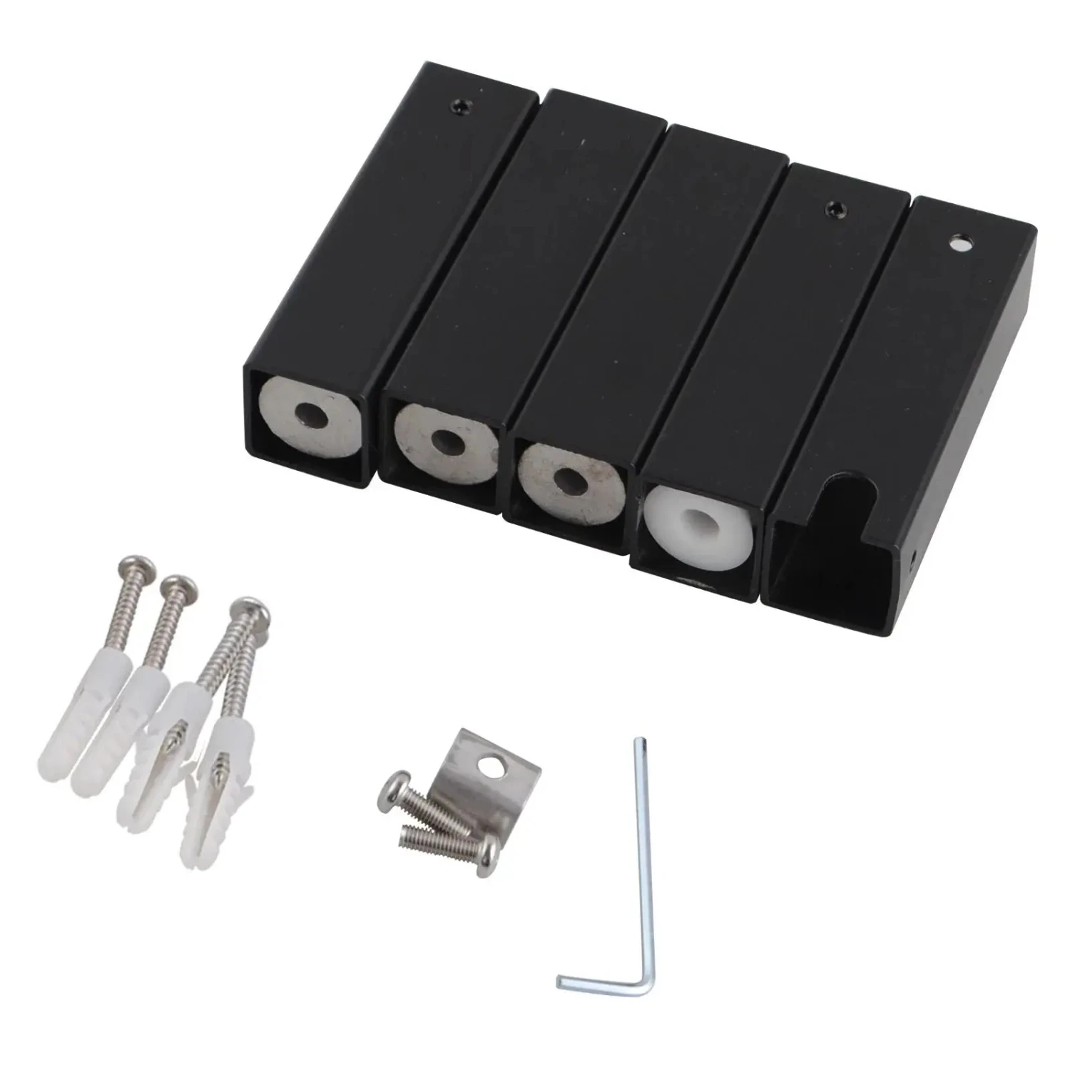 1000x600x120mm Square Matte Black Electric Heated Towel Rack 9 Bars 3 1000x600x120mm Square Matte Black Electric Heated Towel Rack 9 Bars - Image 3