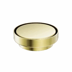 100MM ROUND TILE INSERT FLOOR WASTE 80MM OUTLET -HERA BATHWARE 100mm round tile insert floor waste 80mm outletbrushed goldbathroom wastenero tapware 865385