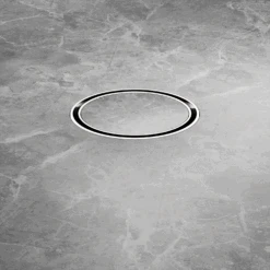 100MM ROUND TILE INSERT FLOOR WASTE 80MM OUTLET -HERA BATHWARE 100mm round tile insert floor waste 80mm outletbrushed nickelbathroom wastenero tapware 100117