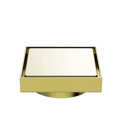 130MM Square Tile Insert Floor Waste 80/100mm Outlet | Nero