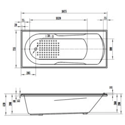 Franz Baskin Acrylic Inset Bath | Cob&Pen 6 Franz Baskin Acrylic Inset Bath | Cob&Pen -HERA BATHWARE 1641384 3