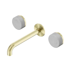 Serenity Wall Basin Set 220mm Spout -HERA BATHWARE 24D041BG image 1 1