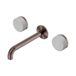 Serenity Wall Basin Set 220mm Spout -HERA BATHWARE 24D041BZ image 1 1