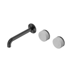 Serenity Wall Basin Set 160mm Offset Spout 30 Serenity Wall Basin Set 160mm Offset Spout -HERA BATHWARE 24D059GM image 1 1 1