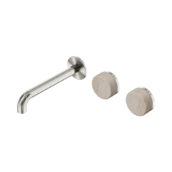 Serenity Wall Basin Set 160mm Offset Spout 33 Serenity Wall Basin Set 160mm Offset Spout -HERA BATHWARE 24D061BN image 1 300x300 2