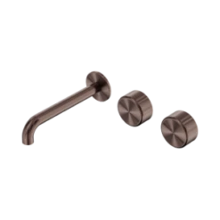 Serenity Wall Basin Set 160mm Offset Spout 26 Serenity Wall Basin Set 160mm Offset Spout -HERA BATHWARE 24D064BZ image 1 300x300 2