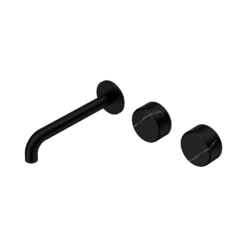 Serenity Wall Basin Set 160mm Offset Spout 39 Serenity Wall Basin Set 160mm Offset Spout -HERA BATHWARE 24D125MB image 1