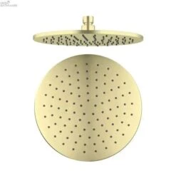 250MM Round Shower Head -HERA BATHWARE 250mm round shower headbrushed goldshower headnero tapware 348912