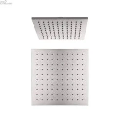 250MM Square Shower Head 7 250MM Square Shower Head -HERA BATHWARE 250mm square shower headbrushed nickelshower headnero tapware 372061