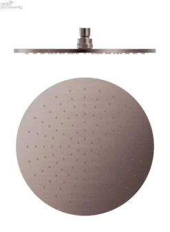 300MM Round Shower Head 27 300MM Round Shower Head -HERA BATHWARE 300mm round shower headbrushed bronzeshower headnero tapware 330755