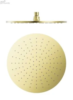 300MM Round Shower Head 23 300MM Round Shower Head -HERA BATHWARE 300mm round shower headbrushed goldshower headnero tapware 599009