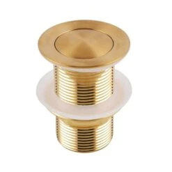 32/40mm Brass Basin Pop Up Waste With/without Overflow -HERA BATHWARE 3240mm brass basin pop up waste withwithout overflowwithout overflowbrushed brassaquaperla 809039