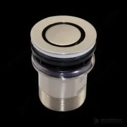 40mm Bath Pop Down Waste With Over Flow 21812 | Art Australia -HERA BATHWARE 40mm bath pop down waste with over flow 21812 art australiabrushed nickelpop up wasteart australia 742328