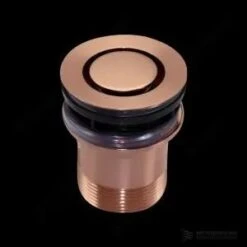40mm Bath Pop Down Waste With Over Flow 21812 | Art Australia -HERA BATHWARE 40mm bath pop down waste with over flow 21812 art australiabrushed rose goldpop up wasteart australia 513446