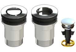 40mm Bath Pop Down Waste With Over Flow 21812 | Art Australia