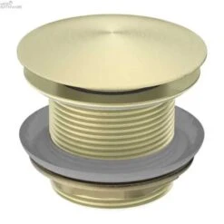 40mm Bath Pop-Up Plug With Removable Waste NO OVERFLOW | NERO 13 40mm Bath Pop-Up Plug With Removable Waste NO OVERFLOW | NERO -HERA BATHWARE 40mm bath pop up plug with removable waste no overflow nerobrushed goldpop up wastenero tapware 964703