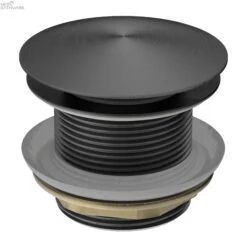 40mm Bath Pop-Up Plug With Removable Waste NO OVERFLOW | NERO 14 40mm Bath Pop-Up Plug With Removable Waste NO OVERFLOW | NERO -HERA BATHWARE 40mm bath pop up plug with removable waste no overflow nerogun metalpop up wastenero tapware 601601