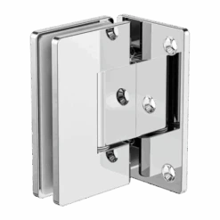 90 DEGREE GLASS TO WALL SHOWER HINGE 10MM GLASS