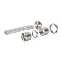 Pure SS316L Wall Basin Mixer Seperate Back Plate Trim Kits