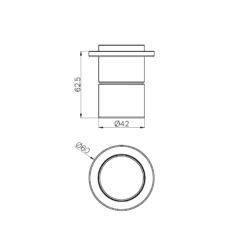 Pure SS316L Shower Mixer Trim Kits Only -HERA BATHWARE NR172211T