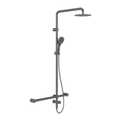 Mecca Care 32mm T-Bar Grab Rail 1100x750mm Twin Shower Set -HERA BATHWARE NRCS008GM image 1 2 450x450 1