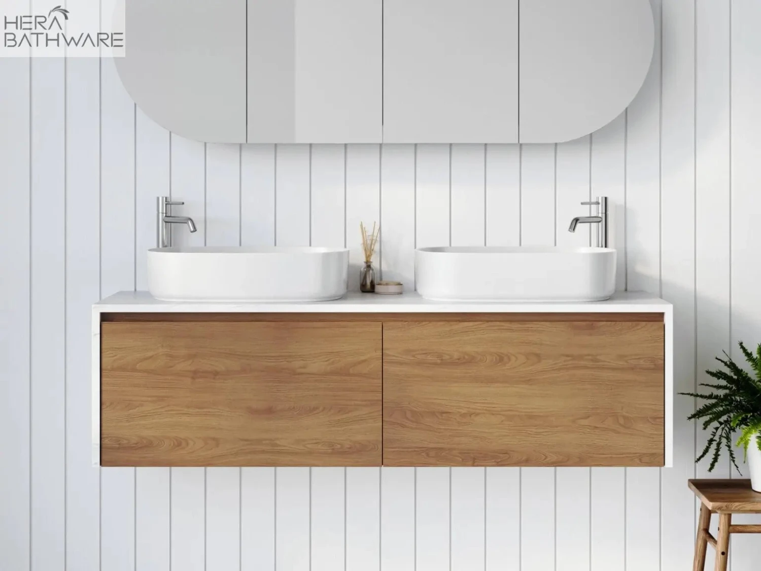 Ainsworth Wall Hung Vanity 600mm - 1800mm 2 Ainsworth Wall Hung Vanity 600mm - 1800mm - Image 2