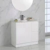 Alice Gloss White Free Standing Vanity - 600mm