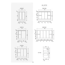 Alice Gloss White Free Standing Vanity - 750mm Drawers On RIGHT -HERA BATHWARE alice gloss white free standing vanity 750mm drawers on rightvanitiesaulic 925758