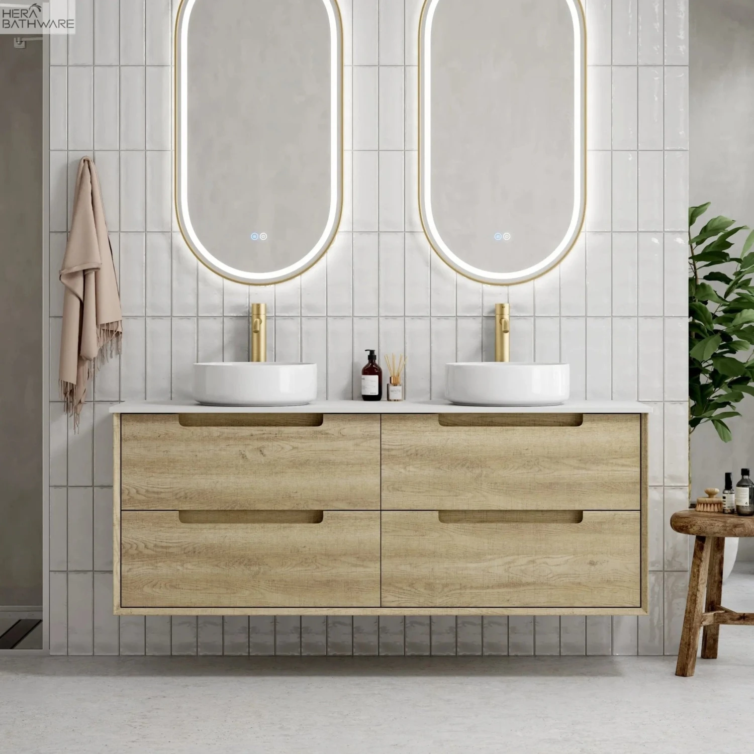 Altona Plywood Wall Hung Vanity 1500mm 1 Altona Plywood Wall Hung Vanity 1500mm