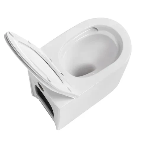 ALZANO Tornado Rimless Wall Face In Wall Toilet Pan ONLY 4 ALZANO Tornado Rimless Wall Face In Wall Toilet Pan ONLY - Image 4