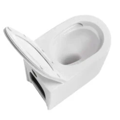 ALZANO Tornado Rimless Wall Face Toilet | Matte White | R&T Cistern Set -HERA BATHWARE alzano tornado rimless wall face toilet matte white rt cistern settoiletinspire bathware 219301