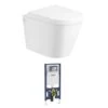ALZANO WALL HUNG PAN GEBERIT INWALL CISTERN SET
