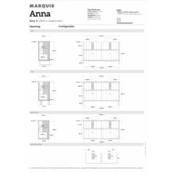 Anna Bathroom Vanity 1200mm | 480 Depth -HERA BATHWARE anna bathroom vanity 1200mm 480 depthsymphony topwall hungvanitiesmarquis 829100