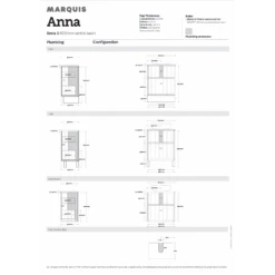 Anna Freestanding Vanity 600mm -HERA BATHWARE anna freestanding vanity 600mmsymphony topvanitiesmarquis 911580