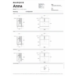 Anna Wall Hung Vanity 750mm -HERA BATHWARE anna wall hung vanity 750mmcenter bowlsymphony topvanitiesmarquis 631384