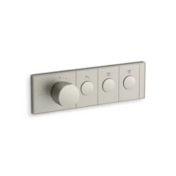 Anthem Recessed Mechanical Thermostatic Control 3 Outlet 6 Anthem Recessed Mechanical Thermostatic Control 3 Outlet -HERA BATHWARE anthem recessed mechanical thermostatic control 3 outlettrim kitbrushed nickelkohler 745927
