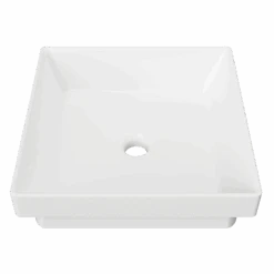 Arcade Inset White Ceramic Basin 400mm -HERA BATHWARE arcade inset white ceramic basin 400mmgloss whitetimberline 748890