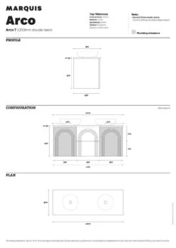 Arco 1200mm Bathroom Wall Hung Vanity 13 Arco 1200mm Bathroom Wall Hung Vanity -HERA BATHWARE arco 1200mm bathroom wall hung vanitysymphony topcenter bowlvanitiesmarquis 284008