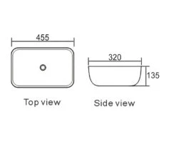 ARTIS O'96 Oval Ultra Slim Above Counter Basin 11 ARTIS O'96 Oval Ultra Slim Above Counter Basin -HERA BATHWARE artis o96 oval ultra slim above counter basinmatte white blackbasininspire bathware 505257