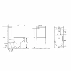 AUSTIN Tornado Rimless Back To Wall Toilet Suite 7 AUSTIN Tornado Rimless Back To Wall Toilet Suite -HERA BATHWARE austin tornado rimless back to wall toilet suitetoiletbest bm 575045
