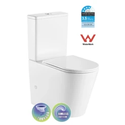 AUSTIN Tornado Rimless Back To Wall Toilet Suite