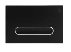 Avis Matte Whtie In Wall Toilet With R&T Cistern -HERA BATHWARE avis matte whtie in wall toilet with rt cisternabs flush panel black stripmatte whitetoiletkdk bathware 312870