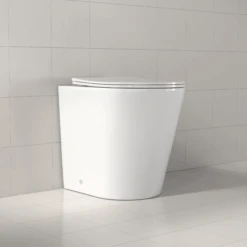 Azaria In Wall Rimless Tornado Toilet -HERA BATHWARE azaria in wall rimless tornado toiletgloss white pan onlyfifth ave 123670