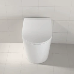 Azaria In Wall Rimless Tornado Toilet -HERA BATHWARE azaria in wall rimless tornado toiletgloss white pan onlyfifth ave 298986