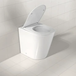 Azaria In Wall Rimless Tornado Toilet