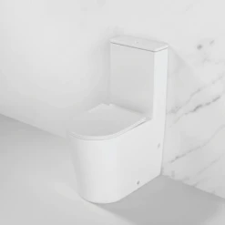 Azaria Wall Face Rimless Tornado Toilet -HERA BATHWARE azaria wall face rimless tornado toiletgloss white with rt cisterntoilet suitesfifth ave 140693