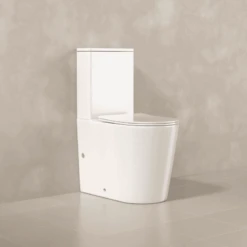 Azaria Wall Face Rimless Tornado Toilet -HERA BATHWARE azaria wall face rimless tornado toiletgloss white with rt cisterntoilet suitesfifth ave 191283