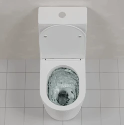 Azaria Wall Face Rimless Tornado Toilet -HERA BATHWARE azaria wall face rimless tornado toiletgloss white with rt cisterntoilet suitesfifth ave 880137