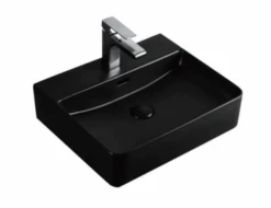 Azura Above Counter 500x420mm Basin With Taphole Matte Finish | Azura