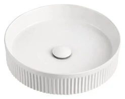 Azura Fluted Round Above Counter Basin | Azura
